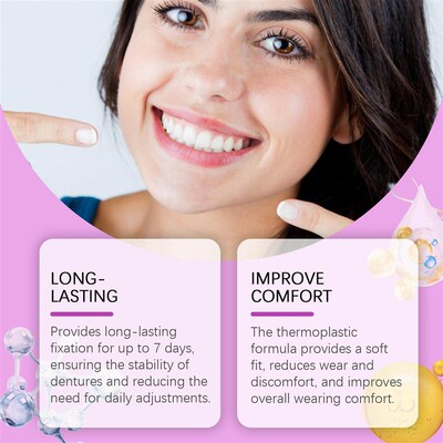 ORALHOE Denture Adhesive Thermoplastic denture adhesive secu