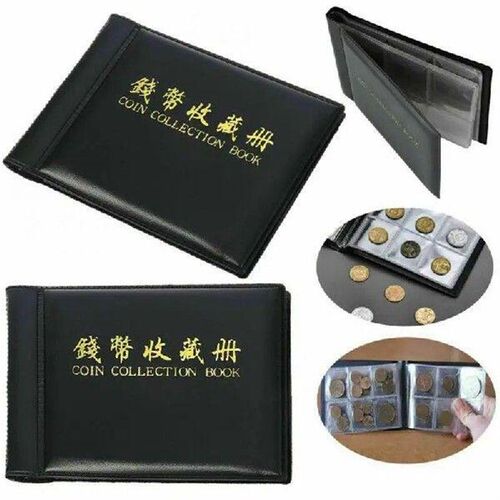 Coin Storage Album 4-color Portable Storage Available In