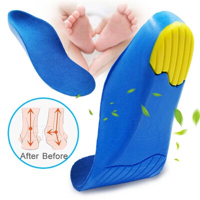 Kids Children Orthotics Insoles for Flat Feet Arch Support C