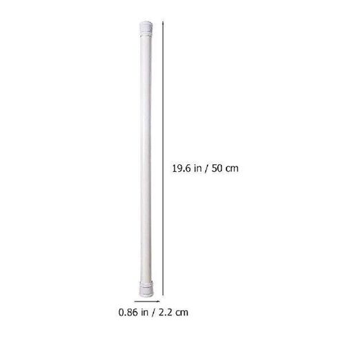 Hanging Rod Plastic Closet Tension Pole Hole-free