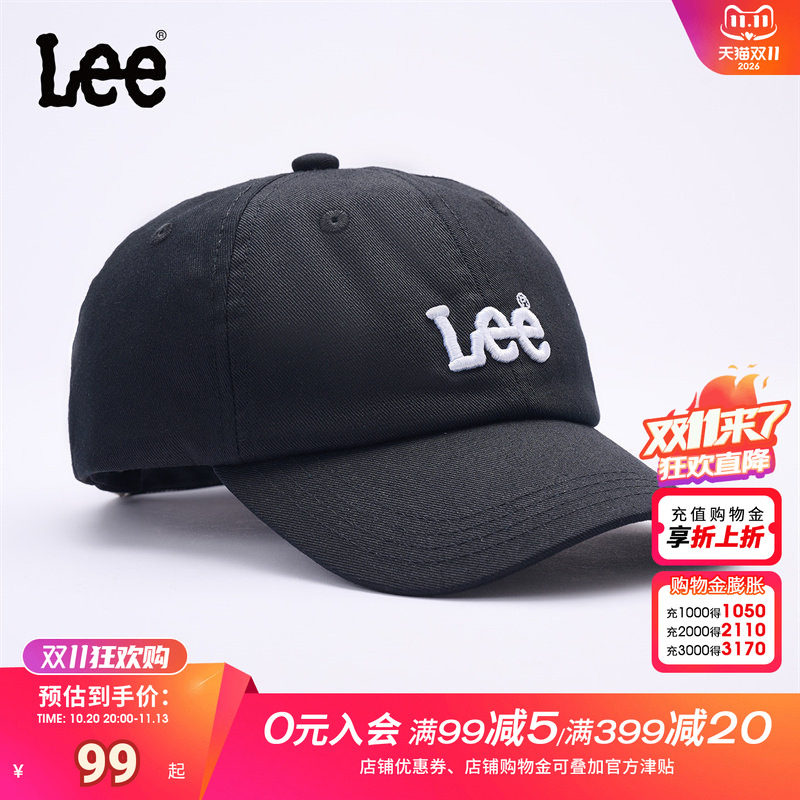 Lee儿童防晒棒球帽logo可刺绣