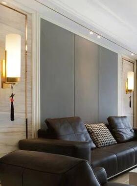 中式壁灯现代简约客厅电背墙酒店视工程会所71770走廊卧景室床头