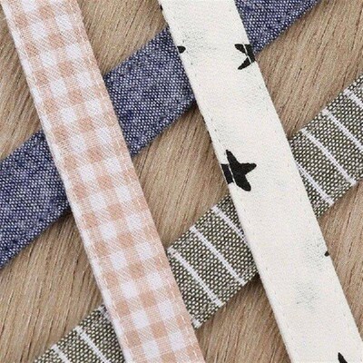 OOTDTY Baby Pacifier Clip Chain for Soothers Cotton Linen