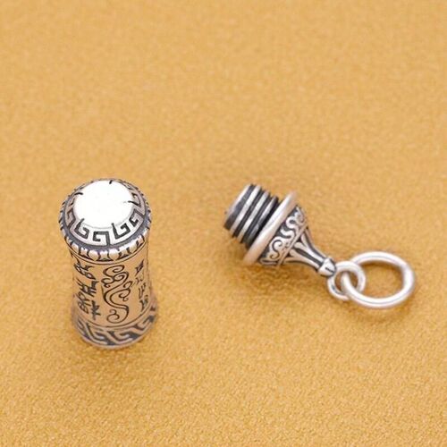 Chiba Taiyin Vintage Shurangama Curse Pendant Handmade Vinta