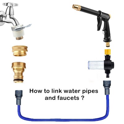 Portable High-pressure Water Gun For Cleaning Car Wash Machi