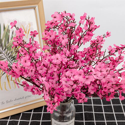 Silk Gypsophila Artificial Flowers for Decoration Home Plast