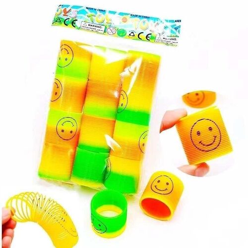 36PCS 3.5CM Rainbow Magic Spring for Kids Birthday Party Toy
