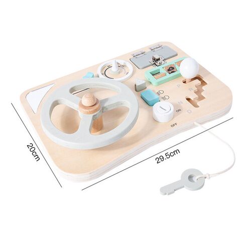 Children Busy Board Simulation Driving Car Toy Steering Whee
