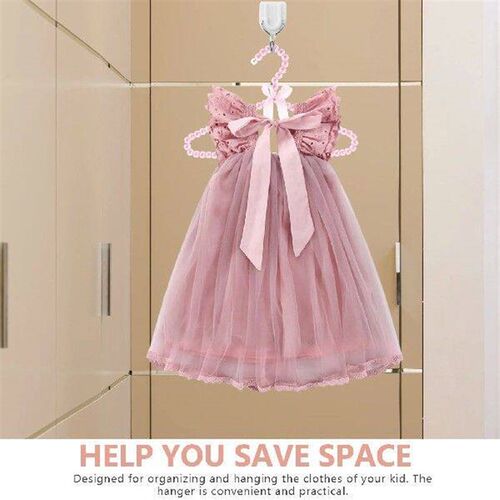 Kids Hangers Mini Small Clothes Pearl Home Hanging