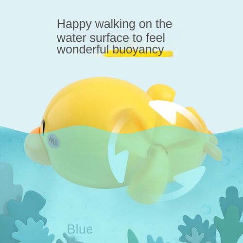 Cute Baby Clockwork Little Yellow Duck Baby Bath Toys Childr