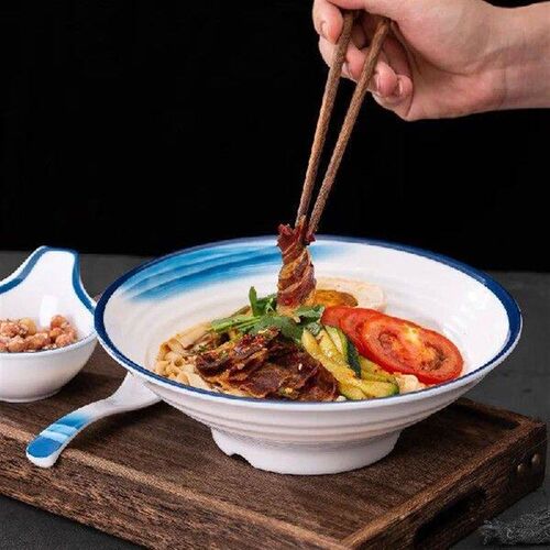 Special Ramen Bowl for Melamine Plastic Beef Soup Bowl