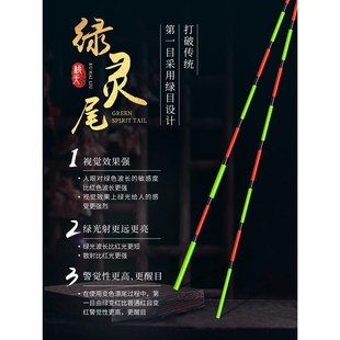 墨池入海流日夜两用咬钩变色夜光漂硬尾电子漂加粗醒目高灵敏鲫鱼
