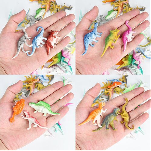 39pcs/lot Mini Dinosaur Model Childrens Educational Toys Sm