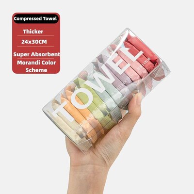 14Pcs Compressed Towel Travel Disposable Face Towel Cleaning