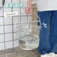 Portable Water Bucket Dormitory Laundry Transparent