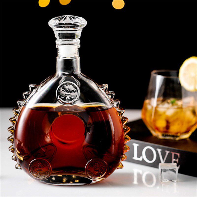 Retro Red Wine Bottle Champagne Glass Whiskey Decanter Wate图片