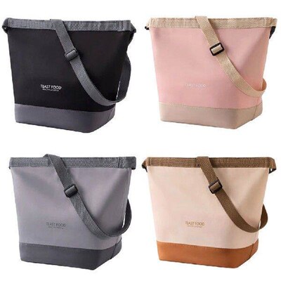 Foldable Lunch Bag with Aluminum Foil Lunch Box Bag