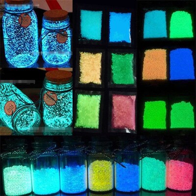 10g  Aquarium Sand Glow Stone Park Road Cobblestones Adorn T