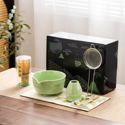 Matcha Tea Set with Whisk and Bowl 抹茶茶具套装