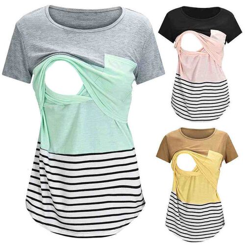 New Maternity Clothes Casual ops Nursing For Breastfeeding T