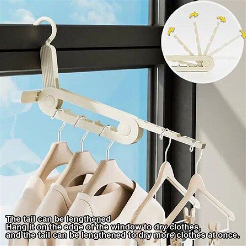 Folding Clothes Drying Rack Travel Hangers Foldable Hangers