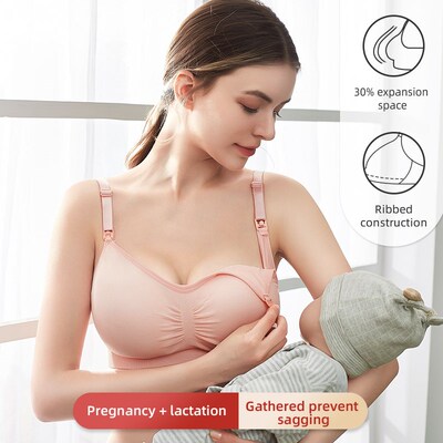 High Quality Plus Size Nursing Bra Breathable Women Breastfe