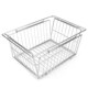 Basket Storage Stainless Steel Bowls Camping Pots Folding