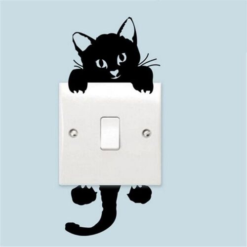 1pc Cartoon Switch Sticker Wall Stickers Home Decor Kids Roo