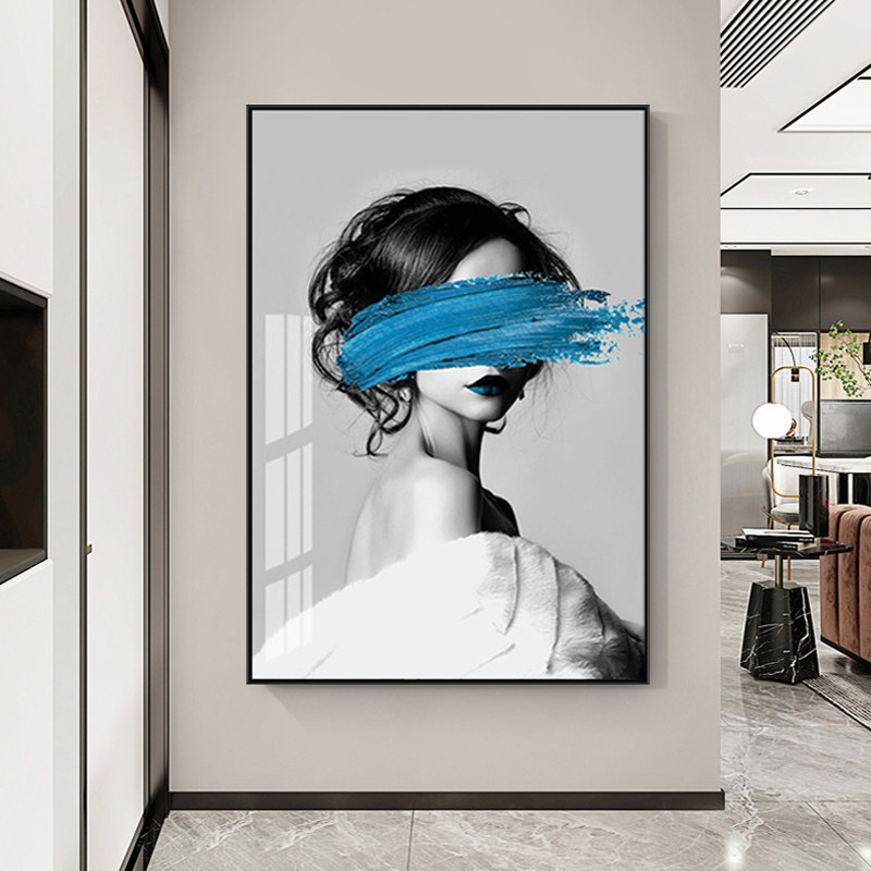 入户玄关装饰画美女人物艺术挂画客厅沙发背景墙楼梯间卧室床头画,家居饰品,现代装饰画,淘宝优惠券,粉丝福利购,淘宝优惠卷