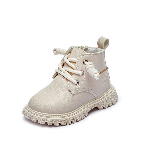 Baby Kids Short Boots Boys Shoes Autumn Winter Leather Child