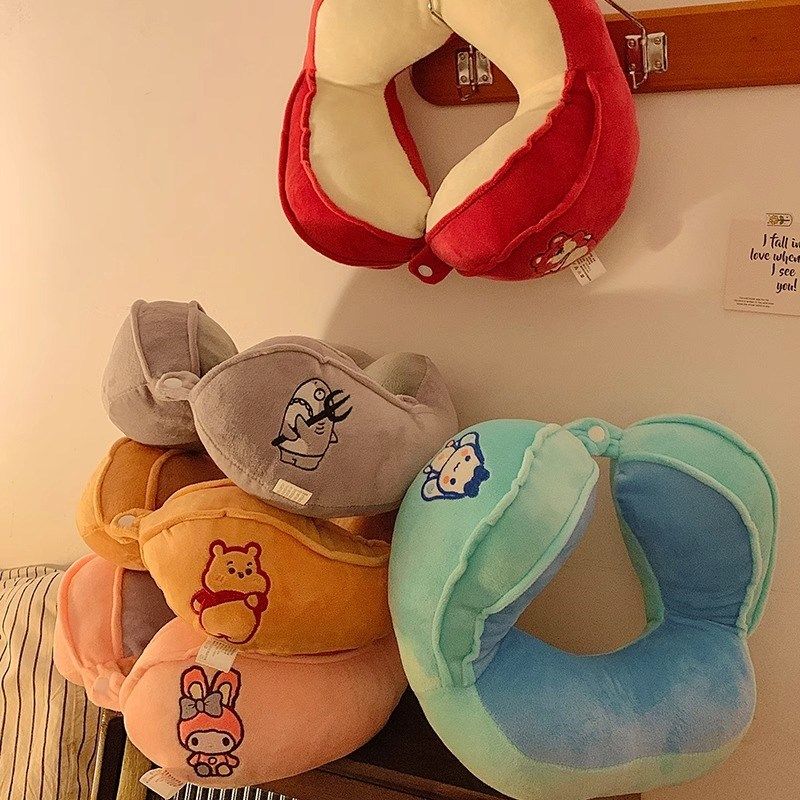 槿元可爱护颈u型枕旅行便携专用记忆棉午睡办公室脖子靠枕u形枕头,床上用品,U型枕/便携枕,淘宝优惠券,粉丝福利购,淘宝优惠卷