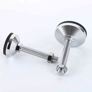 D防滑防震重型固定碳钢脚杯支撑脚调节脚蹄脚m8m10mm1m20