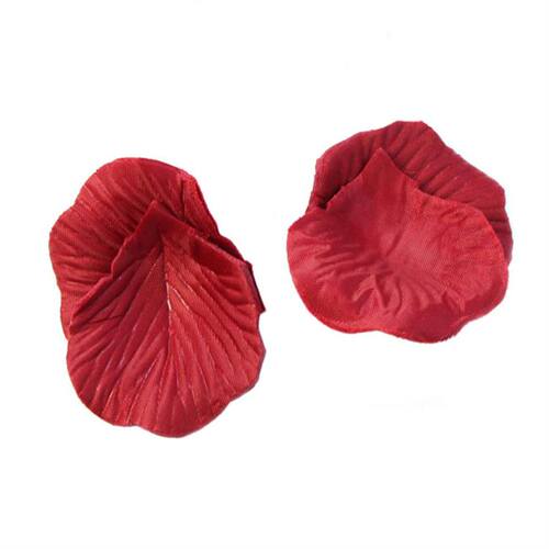 high quality lots 200pcs red colors silk flower rose petals