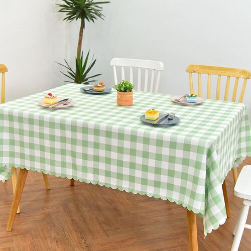 checkered tablecloth rectangular square table picnic cloth