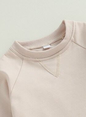 gren 0-3Years Toddler Baby Boys Fall Outfits Solid Color Cre