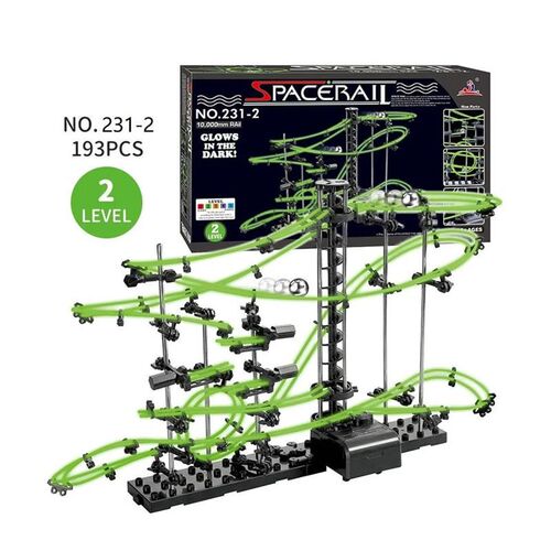 Marble Run Maze Race Track Games Luminous Spacerail Roller C