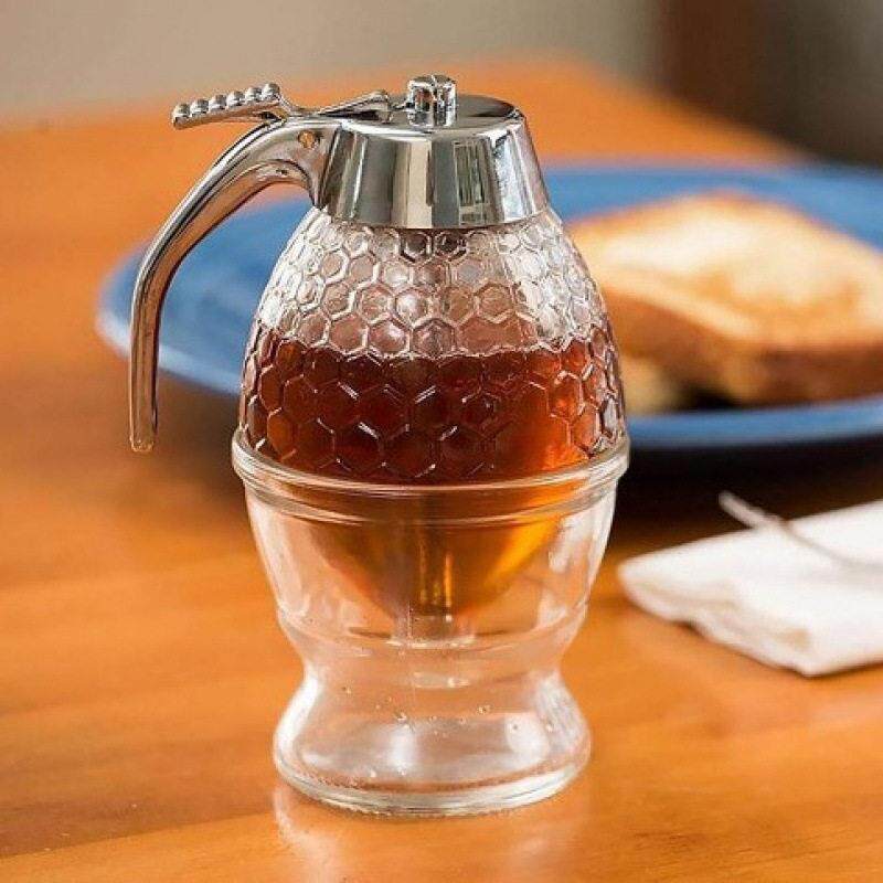 蜂蜜糖浆果汁分配器 Honey dispenser 亚克力蜂蜜糖浆分发器现
