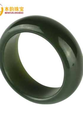 本韵新疆和田玉情侣对戒