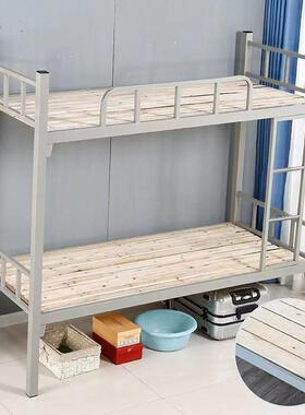 工地床下28978铺双层铁上架床工厂员宿学生工高低床舍简易单双人