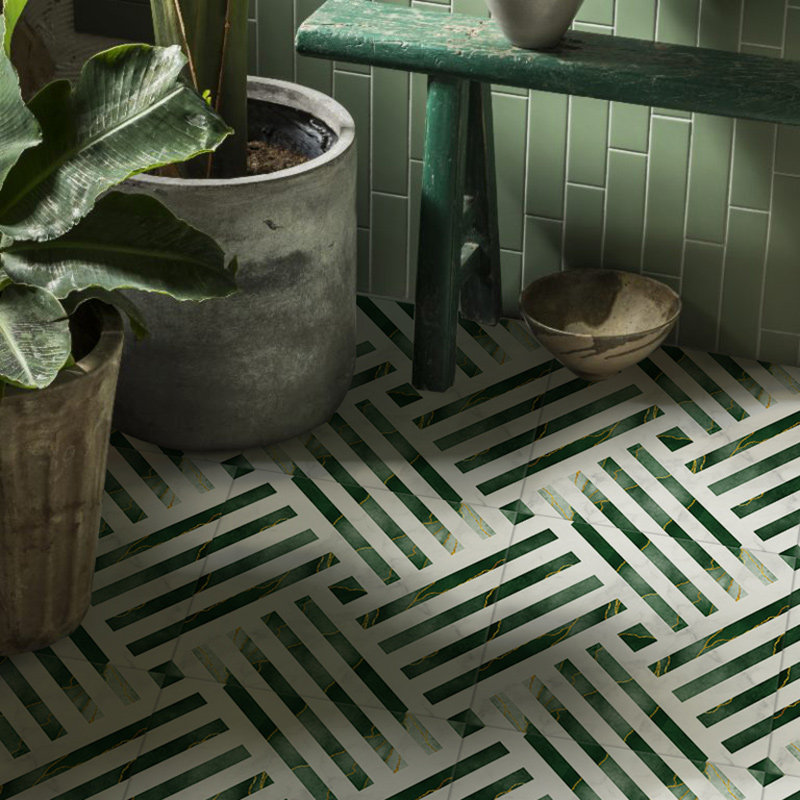 《Bloom》卫生间防水法式自粘地板贴纸PVC厨房法式清新瓷砖贴自粘,家居饰品,瓷砖贴,淘宝优惠券,粉丝福利购,淘宝优惠卷