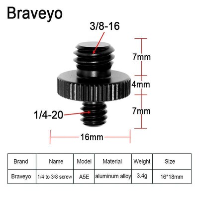 1/4 3/8-16 5/8-27 Photography Conversion Screw Magic Hand Mo