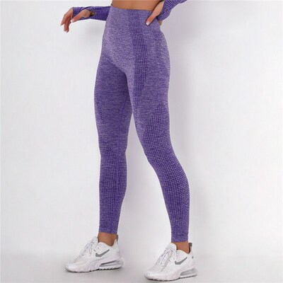 Rooftrellen 10%Spandex Seamless Leggings Women Fitness Leggi