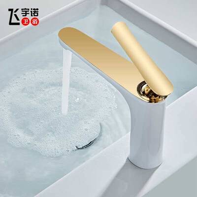 Bathroom Bathroom Full Copper Single Hole Counter Basin Hot