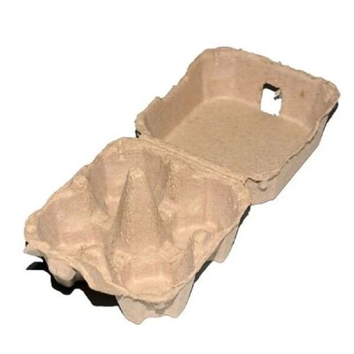 10Pcs Creative 4 Grids Paper Pulp Egg Cartons Space Saving