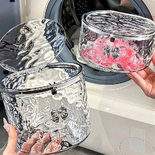 Laundry Pods Container Clear Storage Box For Washing