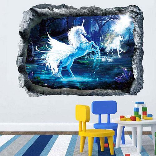 3D three dimensional wall stickers Room bedside decoration s