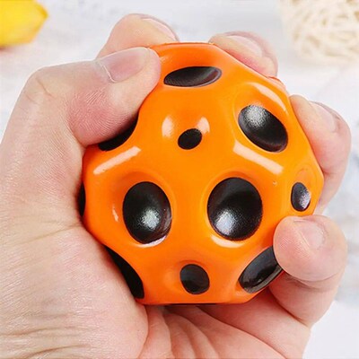 High Bounce Moon Ball Colorful Interaction Bouncy Ball Soft