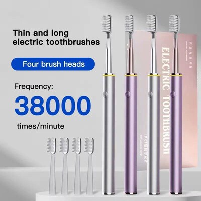 Electric Toothbrush Mental Thin Brush Body Specially for Wom