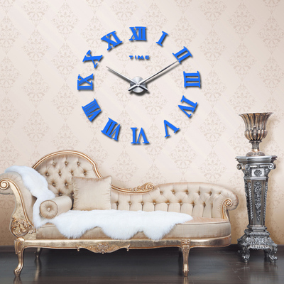 Diy Wall Cock Promotion New Home Decor Large Roman Mirror Fa