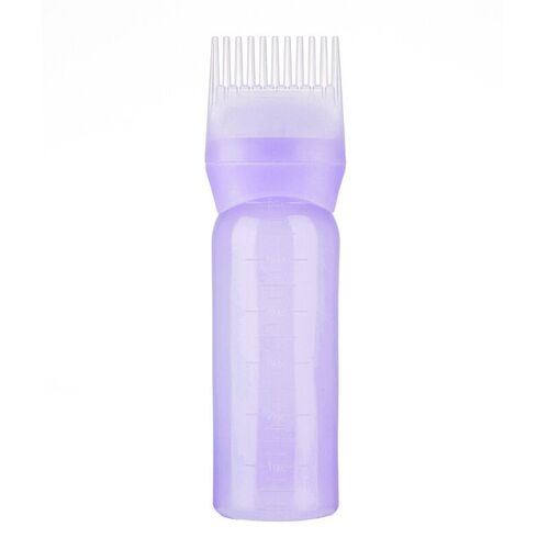 120ml Multicolor Plastic Hair Dye Refillable Bottle Applicat